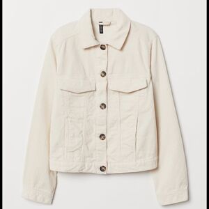 H&M Cream Corduroy Jacket